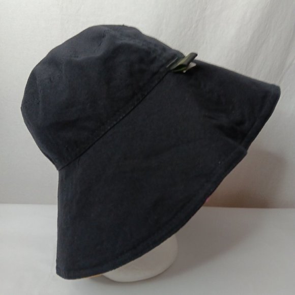 Clea Ray Bucket Hat Reversible Tie Dye Black Pink Blue Purple One Size Rayon - Picture 16 of 16